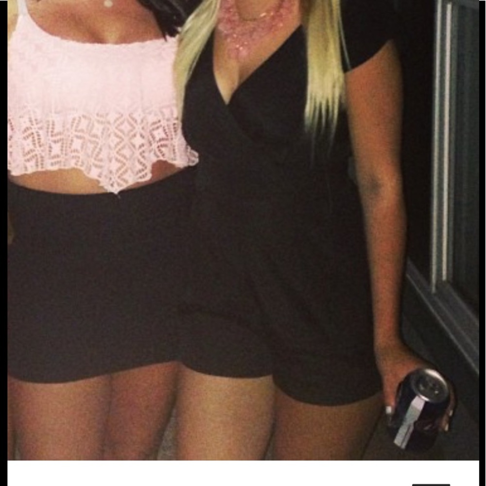 Black Bebe romper